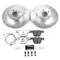 thumbnail image 3 of PowerStop Rear Z26 Street Warrior Carbon-Fiber Ceramic Brake Pad and Drilled and Slotted Rotor Kit Fits: BMW Select Models K8848-26, 3 of 9
