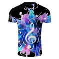 thumbnail image 5 of NECHOLOGY Mens T-Shirts Big and Tall T Shirts for Men Male Casual Round Neck Short Sleeve 3D Print T Shirt Lightweight Shirts for Men Black L, 5 of 5