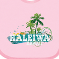 thumbnail image 4 of Inktastic Haleiwa Hawaii Vacation Boys or Girls Baby Bib, 4 of 4