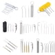 thumbnail image 2 of Juego de herramientas dentales portátiles, herramienta para recoger dientes con hilo dental, Kit de cuchara para recoger orejas en espiral de acero inoxidable, higiene bucal, eliminación de sarro Gao Jinjia LED, 2 of 2