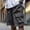 (Casual 213)Dark Gray, variant on Oversize Shorts for Men Summer Breeches Fashion Casual Solid Color Multi Pocket Stretch Waist Elasticated Outdoor Workwear Short Pants Plus Size