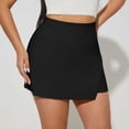 thumbnail image 2 of Gsakboxl Women's Skirts Women's Zipper A Line Skort Asymmetric Hem Fashion Casual Business Office Mini Skirt Shorts for Ladies XL, 2 of 7