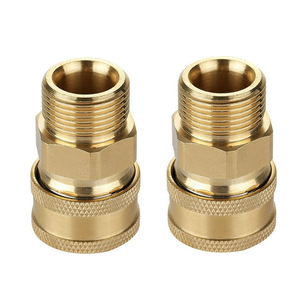 Pressure Washer Connector Brass Fittings Water Guns Hose Convert