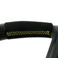 thumbnail image 6 of Ikon Motorsports Steering Wheel Bodykit Replacement Compatible With 2010-2014 Ford Mustang Carbon Fiber & Alcantara Yellow Stitch & Indicator 2011 2012 2013, 6 of 8