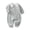 Light Gray, variant on Newborn Baby Boy Mallard Duck Outfits Romper Long Sleeve Duck One Piece Jumpsuit Overalls Hunting Fall Winter Cute Baby Boy Outfits (Silver,0-3 Months)