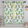 thumbnail image 5 of Blackout Kids Curtains,Cute Green Dinosaurs Gradient Pattern Childrens Insulated Curtains Set Of 2,Bedroom Essentials,Toddler Room Decor 42"x63", 5 of 5