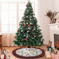 thumbnail image 6 of Sigee Ragonfly And Ladybug for Christmas Decoration Tree Skirt Christmas Plaid Tree Skirt,Christmas home decor Holiday Tree Skirt Fits TChristmas Tree-30", 6 of 6