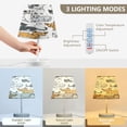 thumbnail image 3 of Ryvnso LED Bedside Table Lamp Cute Dogs Cats Bedroom Desk Lamps Nightstand Lampshade M, 3 of 7