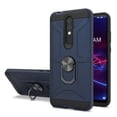 thumbnail image 3 of For Apple iPhone 14 Pro (6.1") Hybrid Ring Stand [360° Rotatable Ring Holder Magnetic Kickstand] Rubber TPU Shockproof Phone Case Cover by Xpression - Navy Blue, 3 of 9