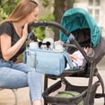 thumbnail image 7 of Universal Stroller Organizer with Insulated Cup Holders,Large Capacity Non-Slip Stroller Caddy Bag Fits for Uppababy/Doona/Jogger/Britax/Mompush/BoB with Anti-Sag Hard Bottom and Wet Wipes Pocket, 7 of 7
