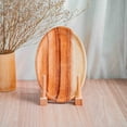 thumbnail image 4 of Oval Acacia Wood Plate, 4 of 5