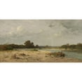 thumbnail image 3 of Josef Willroider 18x11 Black Modern Framed Museum Art Print Titled - Waterside Landscape, 3 of 5