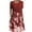 #-Wine, variant on Otvok Dresses for Women Casual Summer Short Sleeve Flare Midi Dress Loose Flowy Beach Sundress