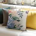 thumbnail image 3 of PRATYUS Flowers Butterfly Throw Pillow Cover for Home Sofa Couch 18x18in, 3 of 5