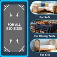 thumbnail image 3 of AGALI 4 Pack Adjustable Elastic Straps with Metal Clips, Bed Sheet Fasteners, Bedding Suspenders for Mattress Covers, Bed Corner Holders and Keepers, 3 of 6