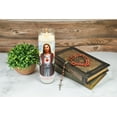 thumbnail image 6 of (2 pack) Prayer Candle Sacred Heart White Wax, 8 inch Religious Candle, 6 of 6