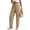 Khaki, variant on Women Denim Pants Drawstring Loose Casual Jogging Jeans Trousers