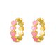 thumbnail image 5 of Gold-plated brass ring Korean simple irregular diamond open ring women's jewelry hand jewelry Couple jewelry Valentine's Day gift, 5 of 5