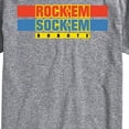 thumbnail image 3 of Rock 'Em Sock 'Em Robots - Rock 'Em Sock 'Em Robots Logo - Men's Short Sleeve Graphic T-Shirt, 3 of 5