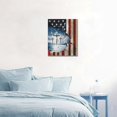 thumbnail image 7 of Christian Cross Wall Art American Flag Cross Pictures Wall Decor Patriotic Inspirational Canvas Painting Print Catholic Religious Decor Artworks for Office Bathroom Bedroom Living Room Church 16"x20", 7 of 7