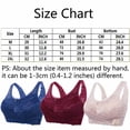 thumbnail image 2 of Women Seamless Underwear Fitness Yoga Sports Bra Stretch Workout Padded Top Vest, 2 of 7