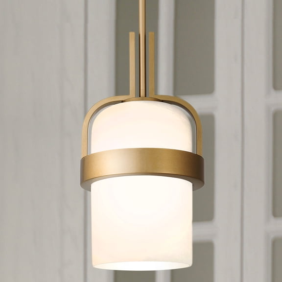 Luxury Modern Pendant, Aged Brass, UQL5021