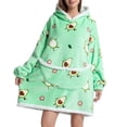 thumbnail image 1 of Manta usable de franela con capucha,Manta usable de franela para mujer, manta cálida, sudadera con capucha, manta grande con capucha, la mejor de su clase, 1 of 6