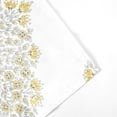 thumbnail image 6 of DriftAway Brianna Blossom Floral Sketch Diamond Geometric Printed Printed Pattern Lined Thermal Insulated Window Curtain Valance Rod Pocket Single, 52" x 18" Plus 2" Header, Yellow, 6 of 7
