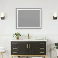 thumbnail image 6 of Genova 36” Rectangle Frameless Modern LED Bathroom Vanity Mirror, 6 of 11