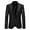 Black, variant on Daqian Womens Work Jacket Men Stylish Solid Suit Blazer Business Wedding Party Outwear Jacket Tops Blouse Womens Coats and Jackets Black XXL(XXL)