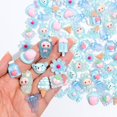 thumbnail image 3 of 100 PIEZAS de Charms de Resina Decoden Mixtos Kawaii para Manualidades Azul, 3 of 4