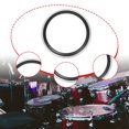 thumbnail image 1 of Drum Damperner anillo anillo de profesional, accesorios de percusión reemplazo del amortiguador de batería para la grabación de , 22.05inch 22.05 pulgadas, 1 of 8