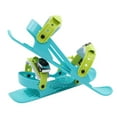 thumbnail image 4 of Mini Ski Skates, Small Enough Short Skiboards Easy To Carry Attach To Boots Highly Durable  For Downhill Slopes Color, 4 of 8