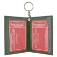 thumbnail image 4 of Genuine Lambskin Soft Leather Credit card Id Card Holder with Key Chain by Marshal (Green), 4 of 6