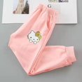 thumbnail image 3 of Traje largo de manga larga de algodón puro para primavera y otoño de Hello Kitty para niñas, traje deportivo de dos piezas a la moda para niños grandes, 3 of 5