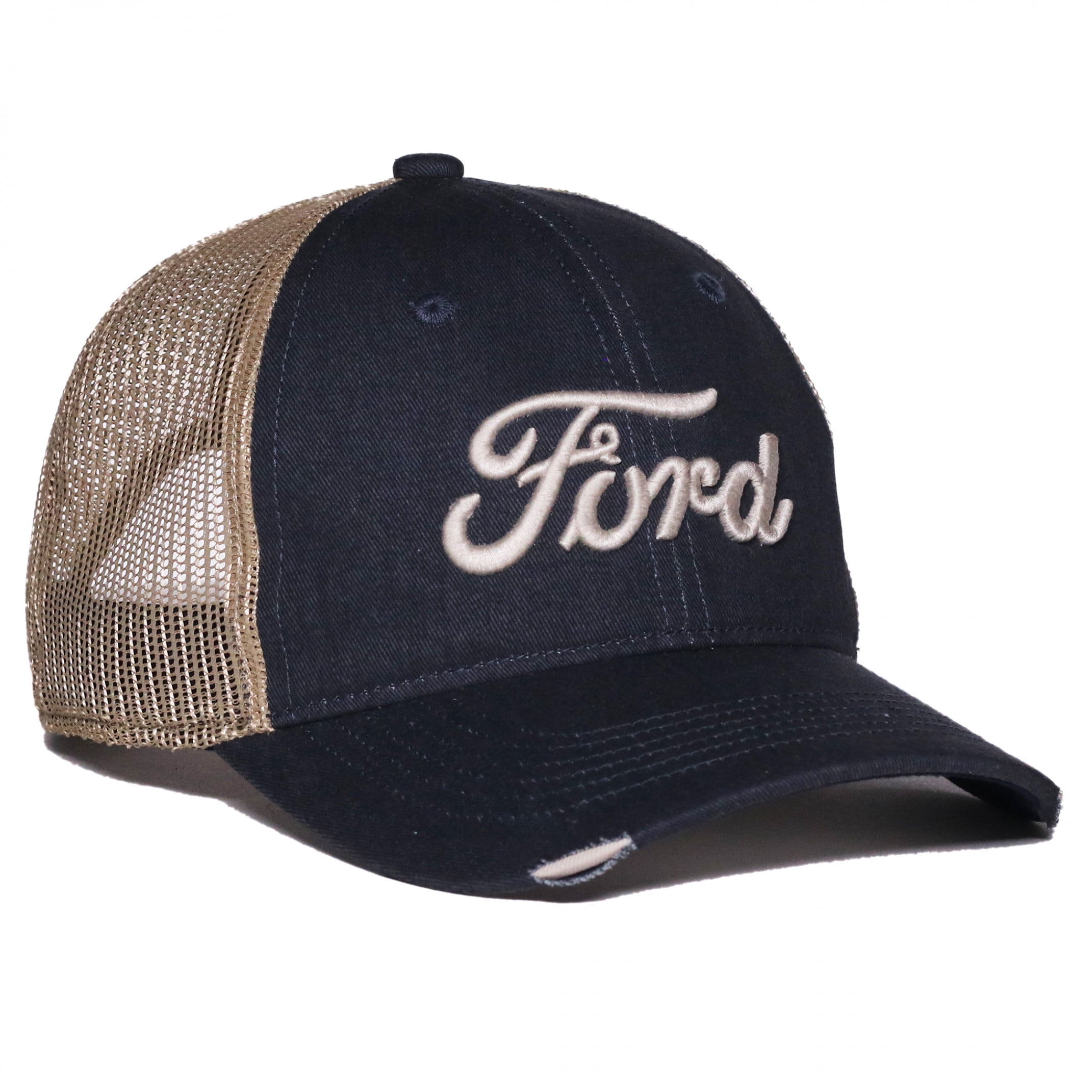 Outdoor Cap Ford Mesh Back Hat - Navy / Natural