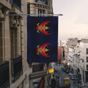 Thailand National Emblem 4x6 Feet Flag Polyester Double Stitched With Grommets For Outdoor Indoor Decor
