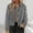 Gray women blazer jacket a1, variant on Women's Fall Winter Blazer Jackets Long Sleeve Collared Button Down Casual Basic Solid Office Work Tops Coats Trendy Outerwear, Navy M