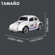 thumbnail image 2 of Carro De Juguete Control Remoto Escala 1:64 Vocho Escarabajo Color Blanco., 2 of 6