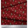thumbnail image 2 of Soimoi Georgette Viscose Fabric Triangle,Floral & Cactus Tree Print Sewing Fabric Yard 42 Inch Wide, 2 of 3