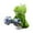 Green, variant on Interactive Plush Animal Boxing Hand Puppet Sound Effect Toy Soft Punching Play Doll for Indoor Activity Game 10.4x5.9 inches
