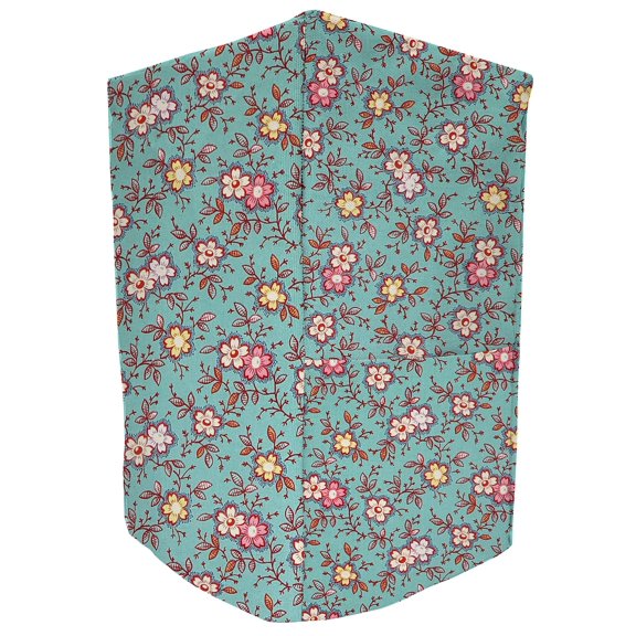Spring Flowers Coffee Maker Cover by Penny's Needful Things (Teal)