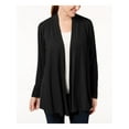 thumbnail image 3 of MSRP $37 Karen Scott Petite Open-Front Knit Cardigan Black Size XL P, 3 of 4