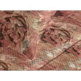 thumbnail image 3 of Ambesonne Flower Quilted Coverlet 3 Pcs, Vintage Pattern Nostalgic, King Size, Dried Rose Amber Redwood, 3 of 4