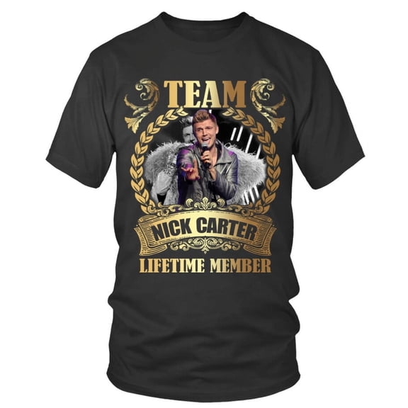 NEW Team Nick Carter - Lifetime Member T-Shirt Classic Vintage Trending S-5XL