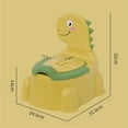 thumbnail image 6 of Xchenda Potty Training Toilet Potty Toilet Cartoon Dinosaur Training Potty Toilet Toddler Potty Chair With Rubber Base Toilet Tissue Dispenser & Guard Children Toilet Training For Child Toddler, 6 of 9