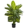 thumbnail image 3 of Nearly Natural Green 42” Plastic Dieffenbachia Artificial Plant (Real Touch), 3 of 3