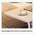 thumbnail image 6 of Portable Rolling Desk on Wheels Adjustable Height Mobile Computer Desk for Small Space Small Standing Desk with Storage Shelves for Home Office Study, 6 of 8