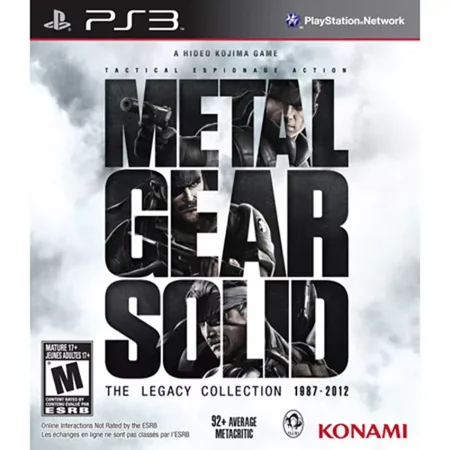 Metal Gear Solid The Legacy Collection No Artbook (PS3 Playstation 3) Brand New