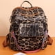thumbnail image 5 of Mochila de viaje para mujer, de piel sintética, con borlas, para hombro, convertible, 5 of 5